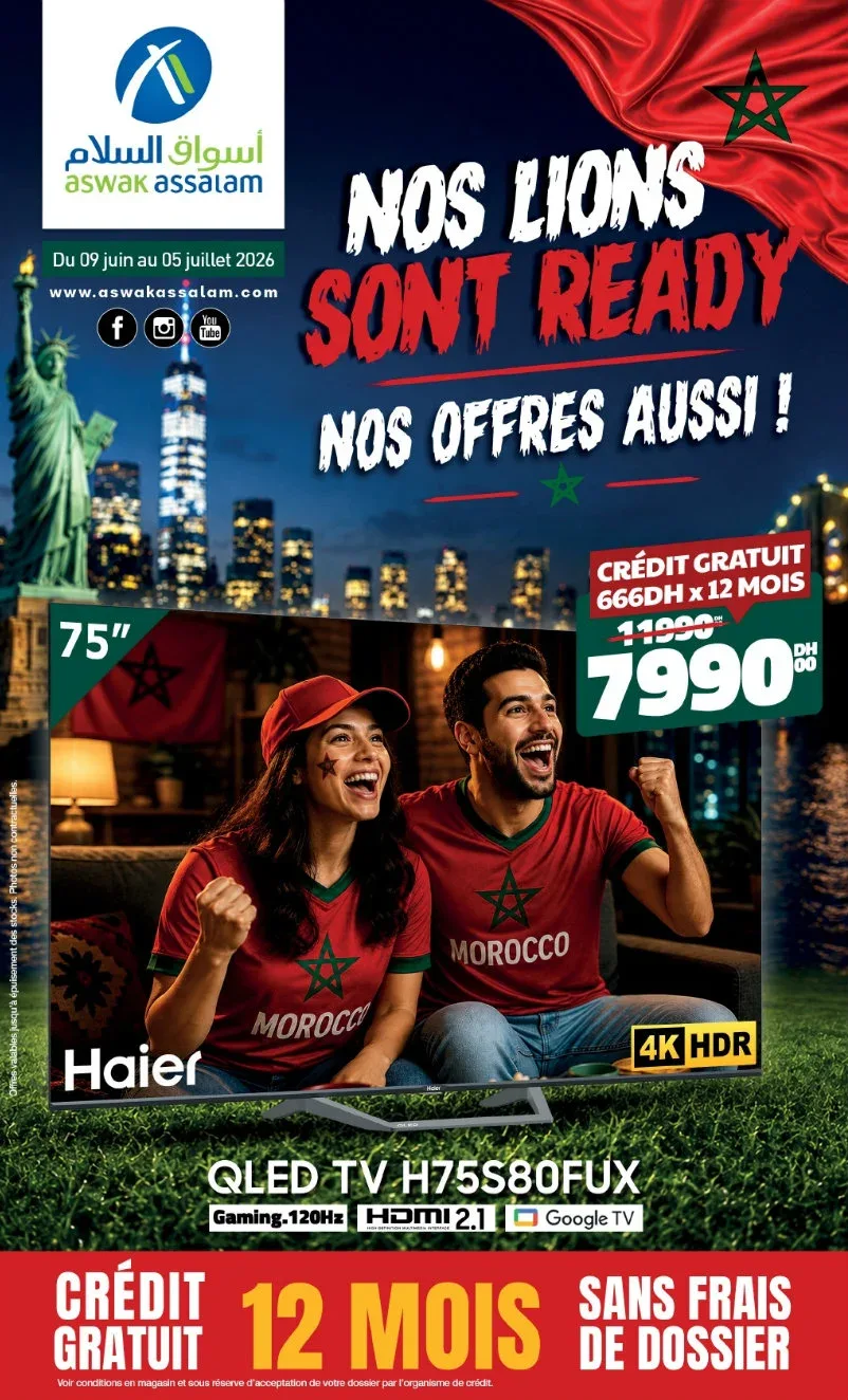 Catalogue Aswak Assalam du 9 juin au 5 juillet 2026