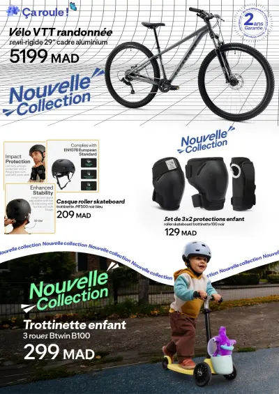 Vélo VTT randonnée semi-rigide 29" cadre aluminium